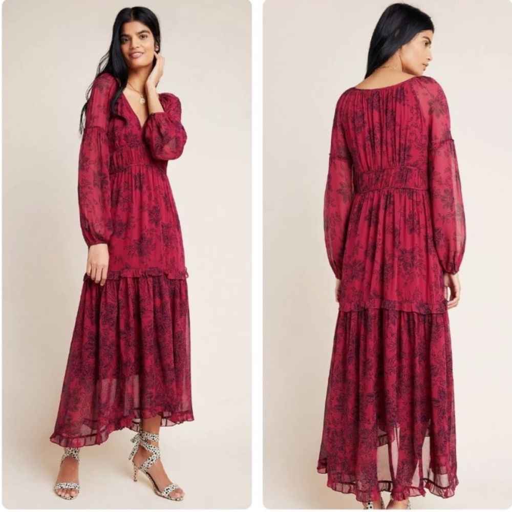 NWT Anthropologie Maeve Annabella Maxi Dress